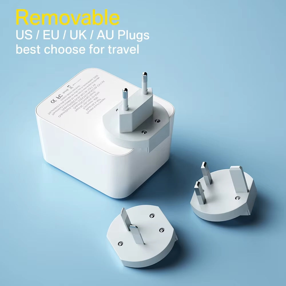 40W Quick Charge USB Charger Wall Travel Phone Adapter Fast Charger PD QC USB C Charger for Iphone 13 12 Xiaomi Huawei Samsung